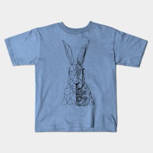 Rabbit and Polygon Kids T-Shirt